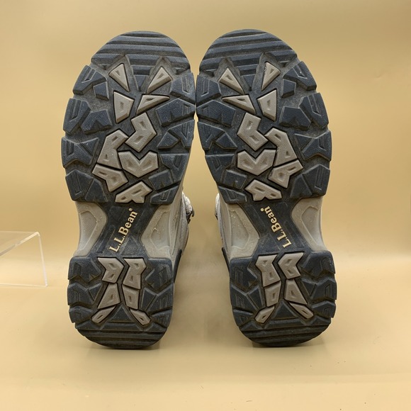 LL Bean Waterproof Women's Tan Brown Hiking Boots Dri Lex Lace Up - Size 9 - Picture 3 of 10